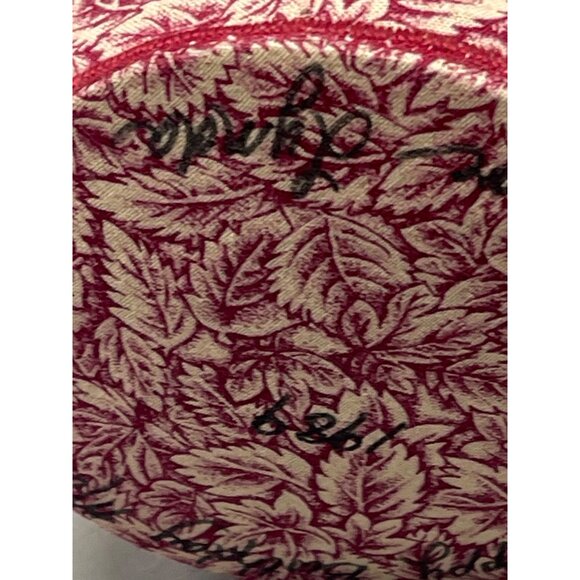 handmade vintage plush Christmas Santa figurine decor red bag 1989 13.5" READ - Picture 9 of 10